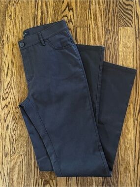 Lafayette 148 New York Brown Coated Skinny Jeans Women’s Size 2 Stretch Pants